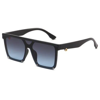 Square Oversized Flat Top Sunglasses