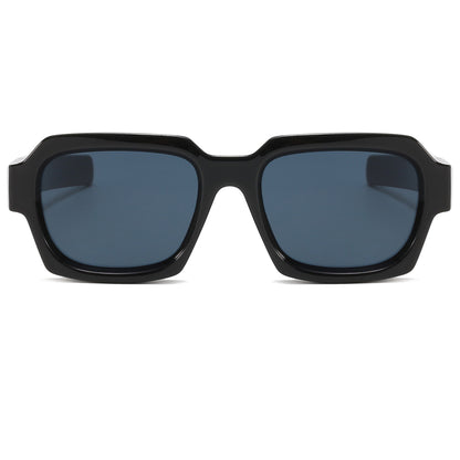 Retro Square Street Shot Tinted Sunglasses