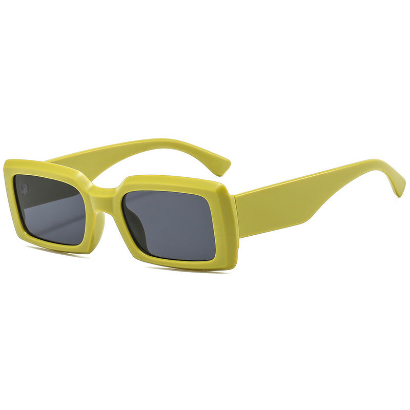 Rectangle Thick Frame Sunglasses