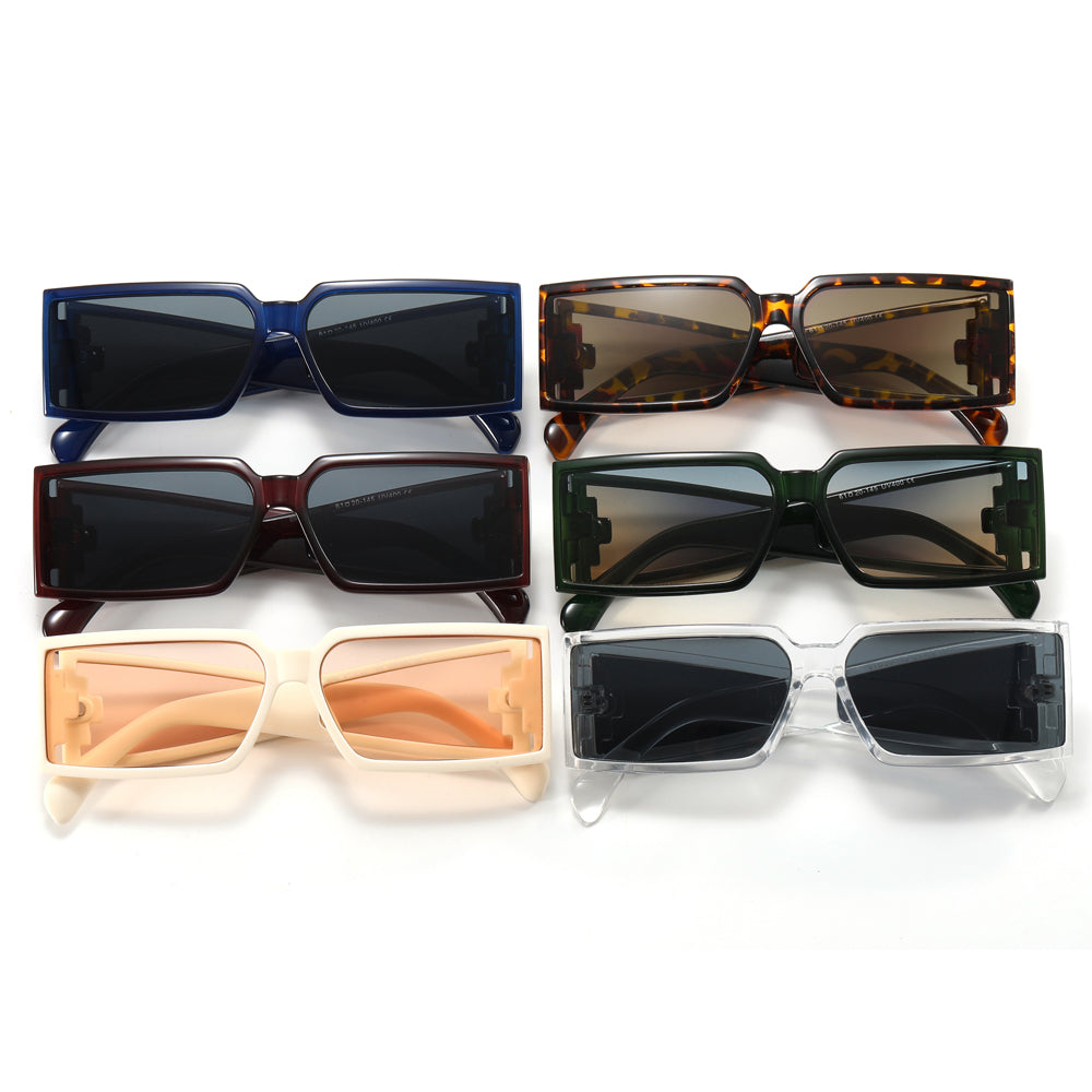 Y2K Tinted Rectangle Shades Sunglasses