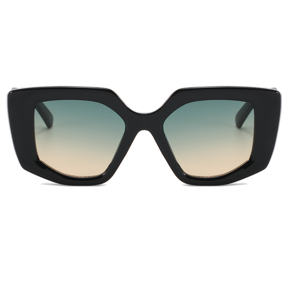 Square Thick Oversized Cat Eye Shades Sunglasses