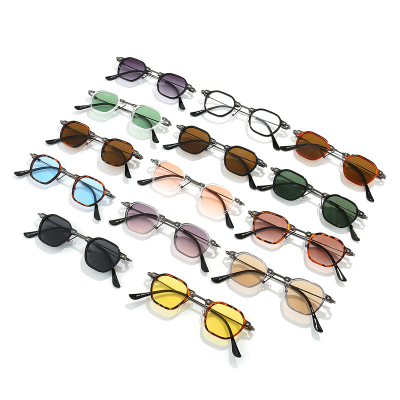 Retro Square Narrow Gradients Outdoor Sunglasses