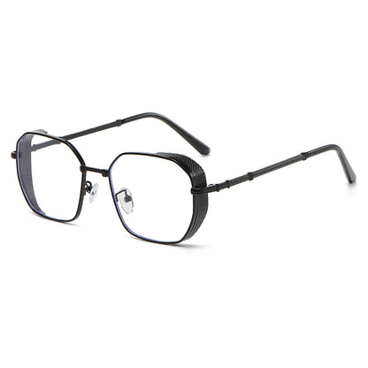 Steampunk Gradient Square Metal Shades Sunglasses