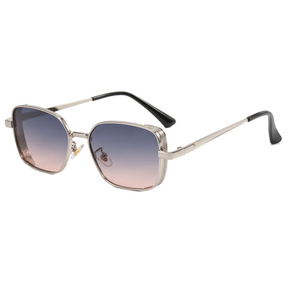 Small Rectangle Metal Frame Sunglasses