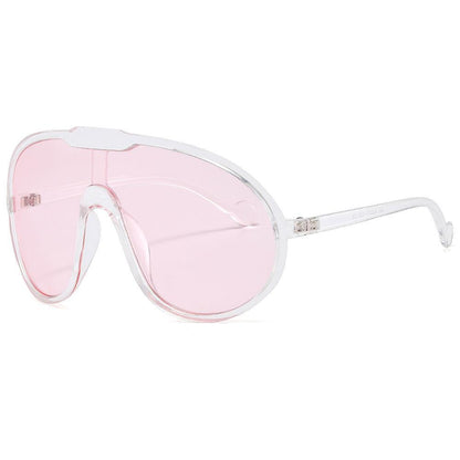 Oversized Shield Shades Sunglasses