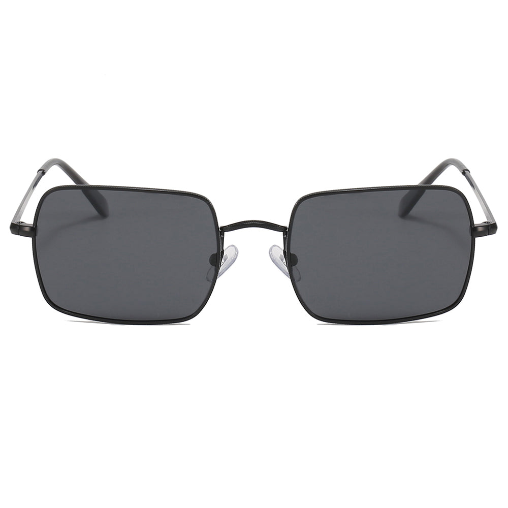 Rectangle Lightweight Metal Frame Polarized Sunglasses