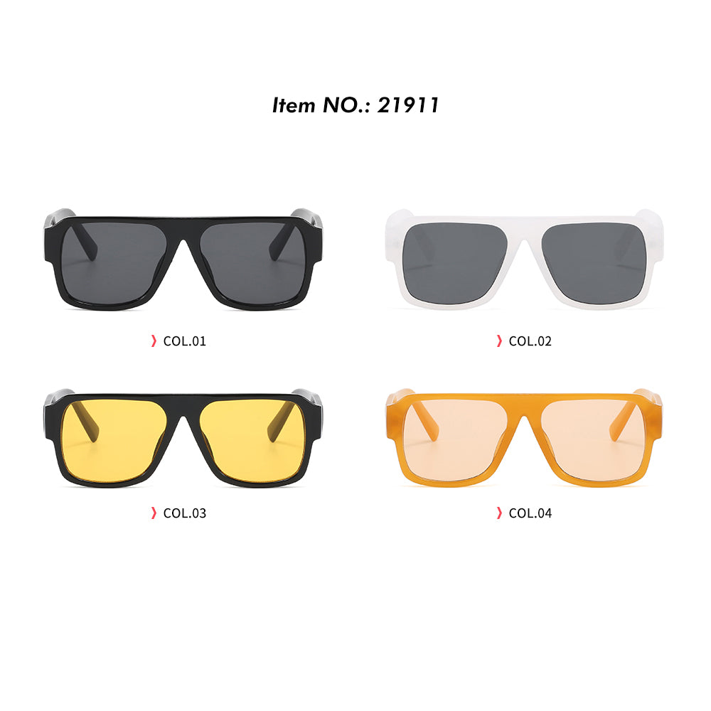 Flat Top Square Shades Sunshade Sunglasses
