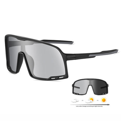 Oversized One Piece Lens Cycling  Running Sports Polarized Sunglasses