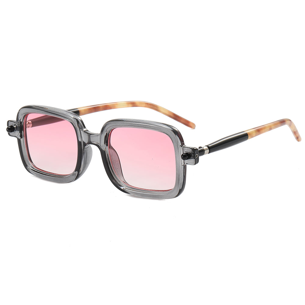 Plastic Retro Vintage Rectangle Sunglasses