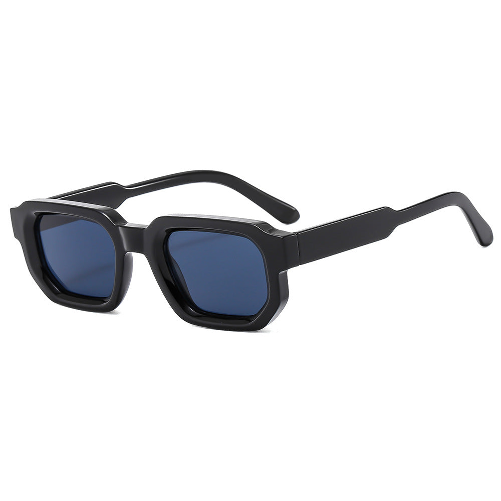 Retro Thick Square UV400 Gradient Outdoor Vacation Sunglasses