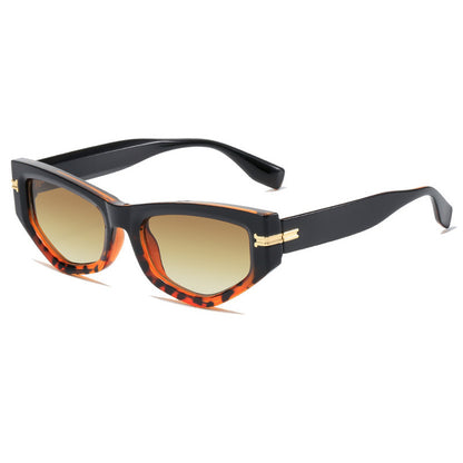 Cat Eye Women Small Polygon Irregular Sunglasses