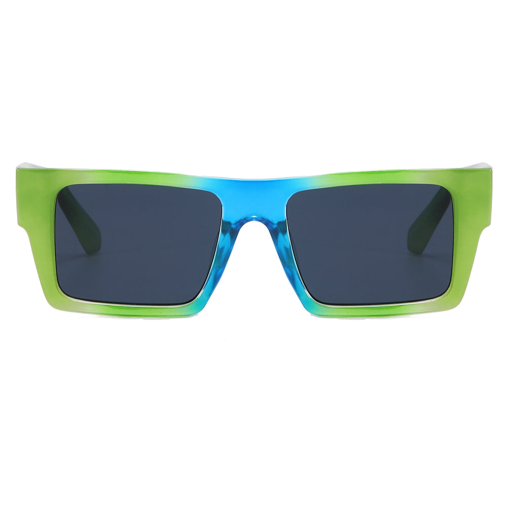 Shades Flat Top UV400 Rectangle Sunglasses