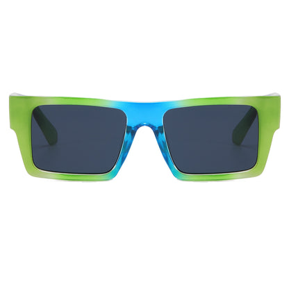 Shades Flat Top UV400 Rectangle Sunglasses