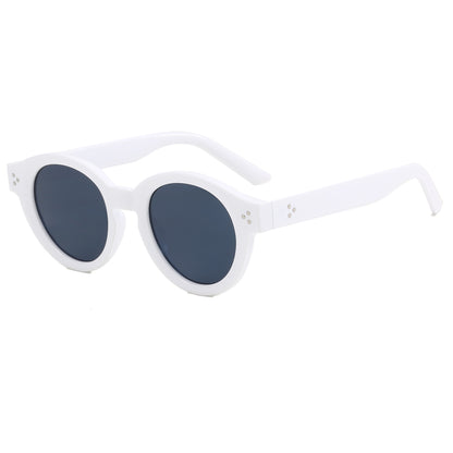 Trendy Classic Round Tinted Vacation Beach Sunglasses