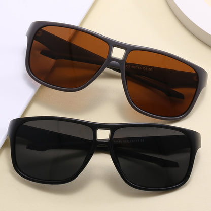 Flat Top Square Sports Goggles Outdoor Polarized Sunglasses