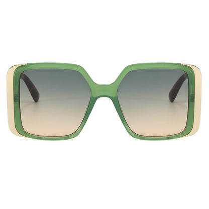 Square Gradient Shades oversized Sunglasses