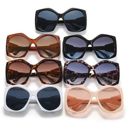 Retro Plastic Polygon Shades Sunglasses