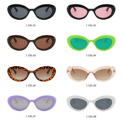 Retro Goggles Triangle Cat Eye Sunglasses