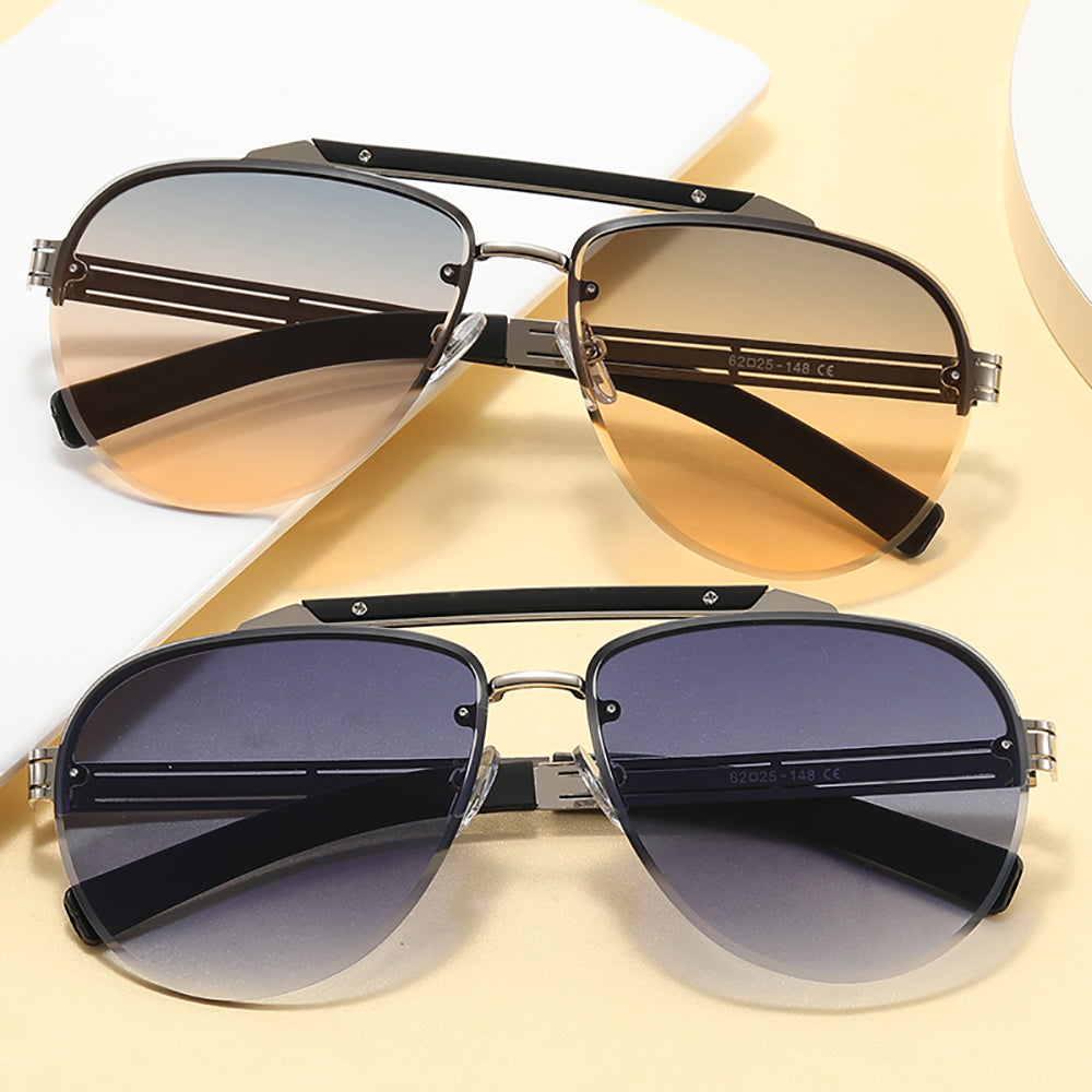 Metal Frame Men Shades Sunglasses