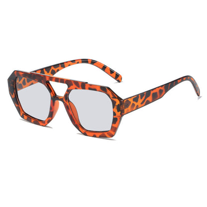 Flat Top Multiple Color All-match Sunglasses