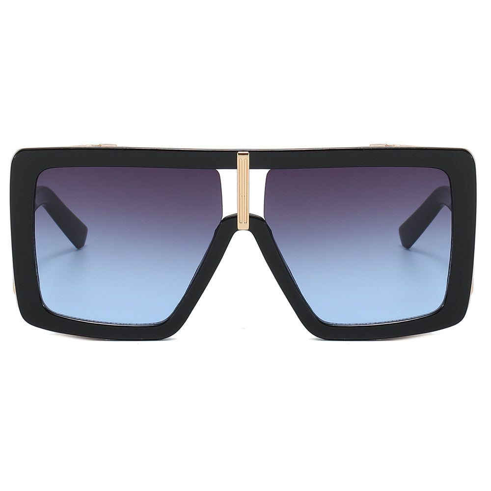 Flat Top Square Oversized Sunglasses