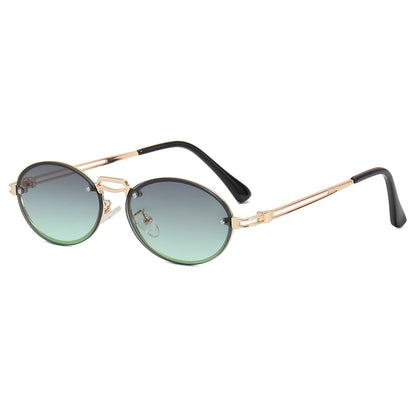 Metal Frame Round Shades Sunglasses