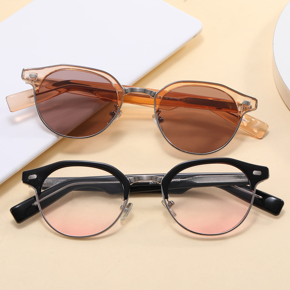 Half Rim Sunglasses / Blue Light Blocking Glasses