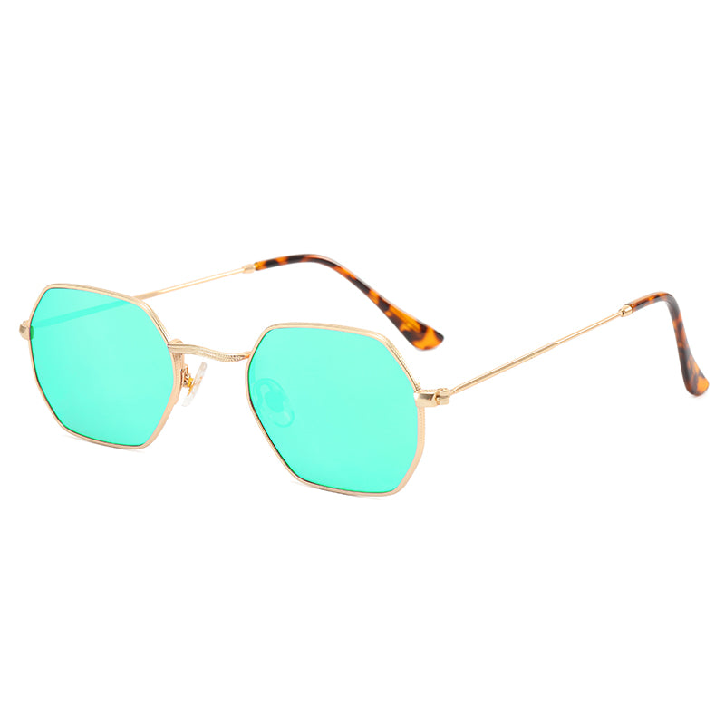 Polygon Shades Metal Frame Sunglasses