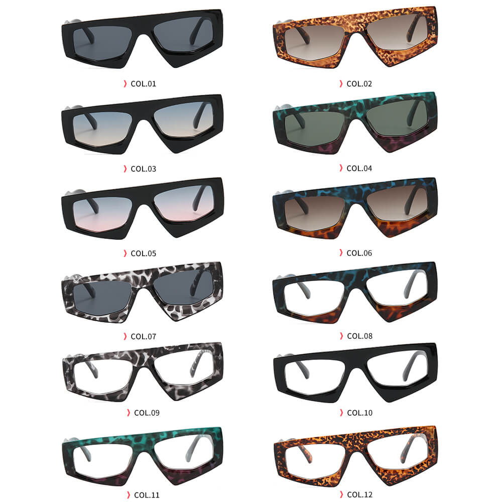 Fashion Flat Top Sunglasses