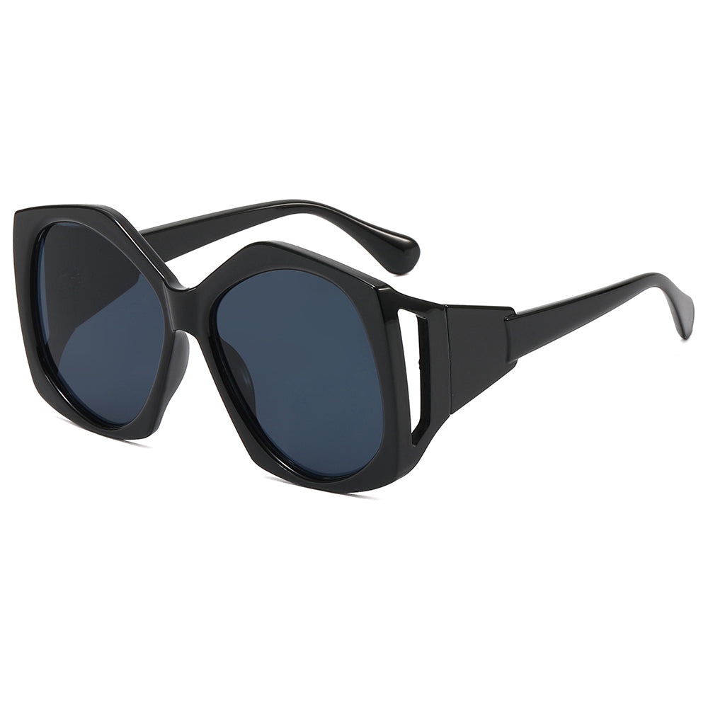 Retro Plastic Polygon Shades Sunglasses