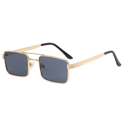 Small Rectangle Metal Frame Sunglasses