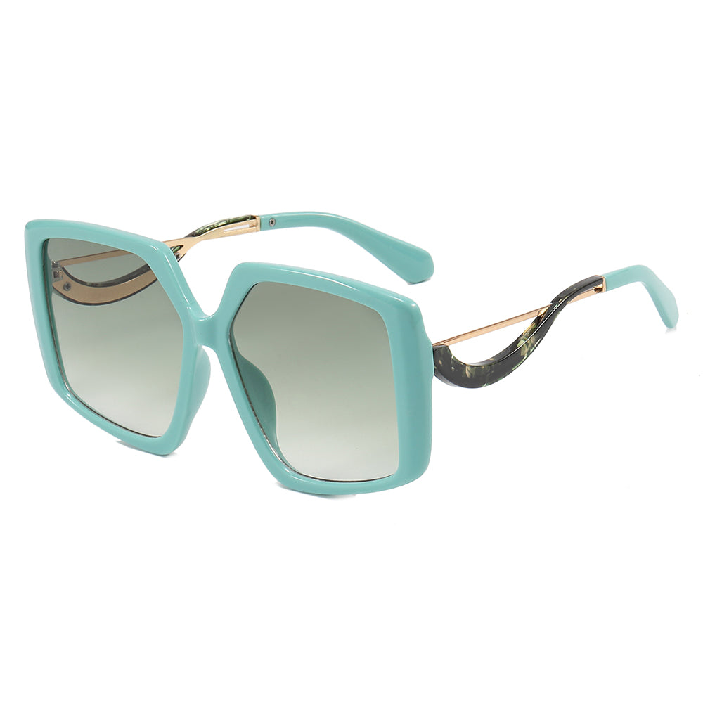 Fashion Square Oversized Shades Sunglasses