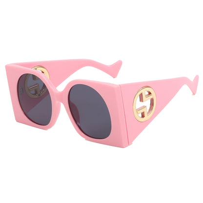 Luxury Oversize UV400 Gradient Shades Sunglasses