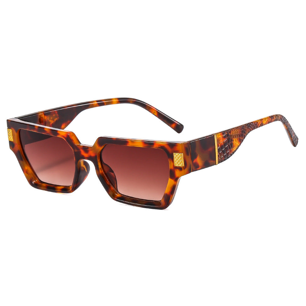 Classic Square Thick Frame Sunglasses