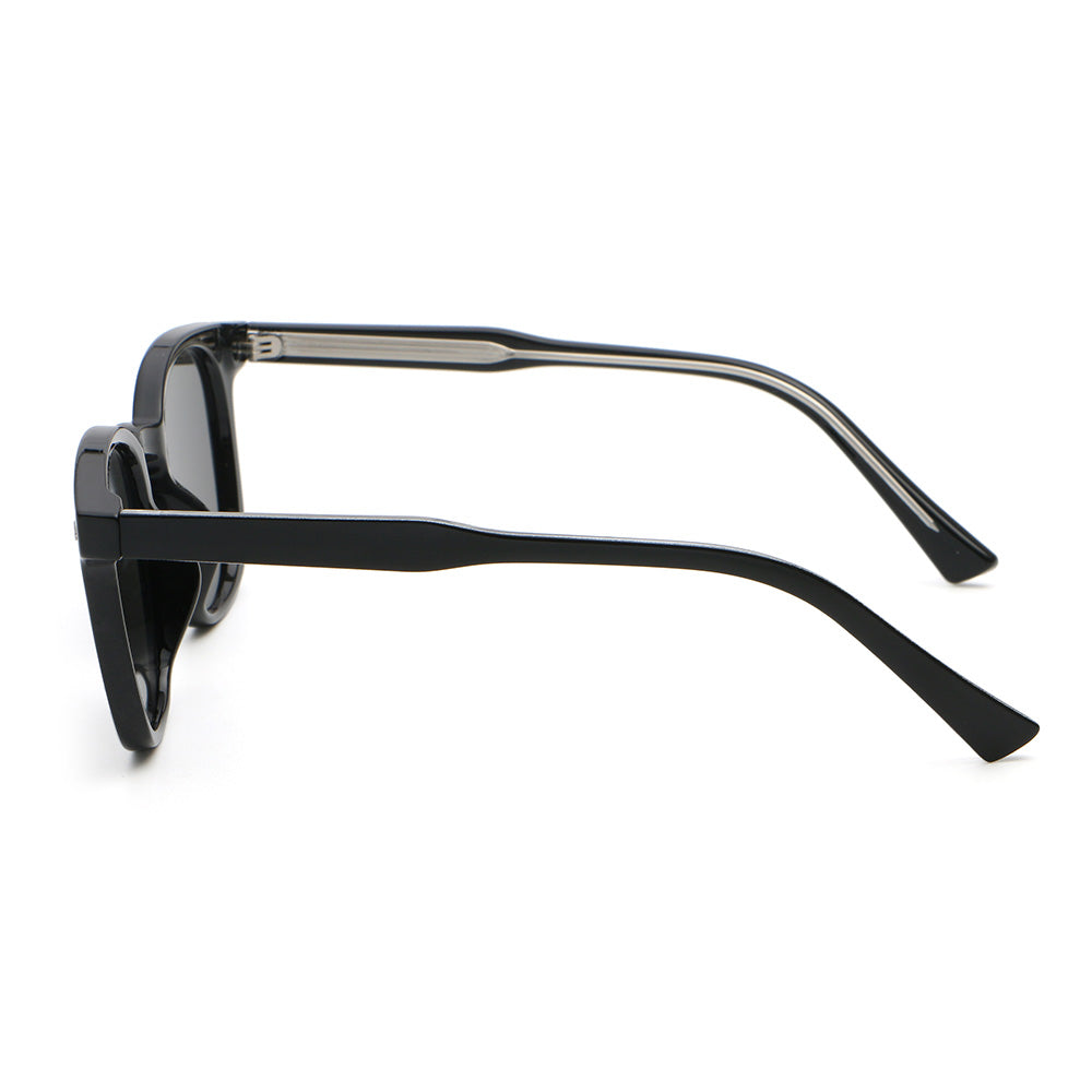 Retro Classic Round Reinforced Wire-Core Temples Sunglasses