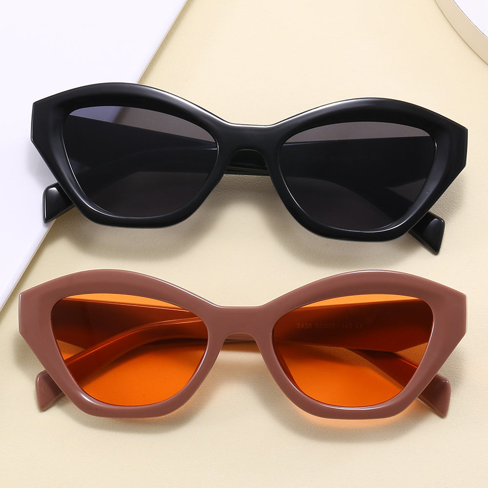 Cat Eye Women Irregular Polygonal Sunglasses