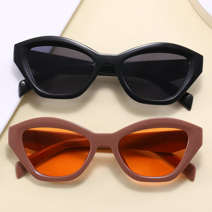 Cat Eye Women Irregular Polygonal Sunglasses
