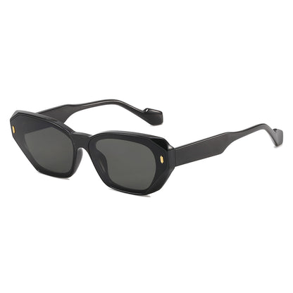 Chic Cat Eye Women Irregular Narrow Sunglasses