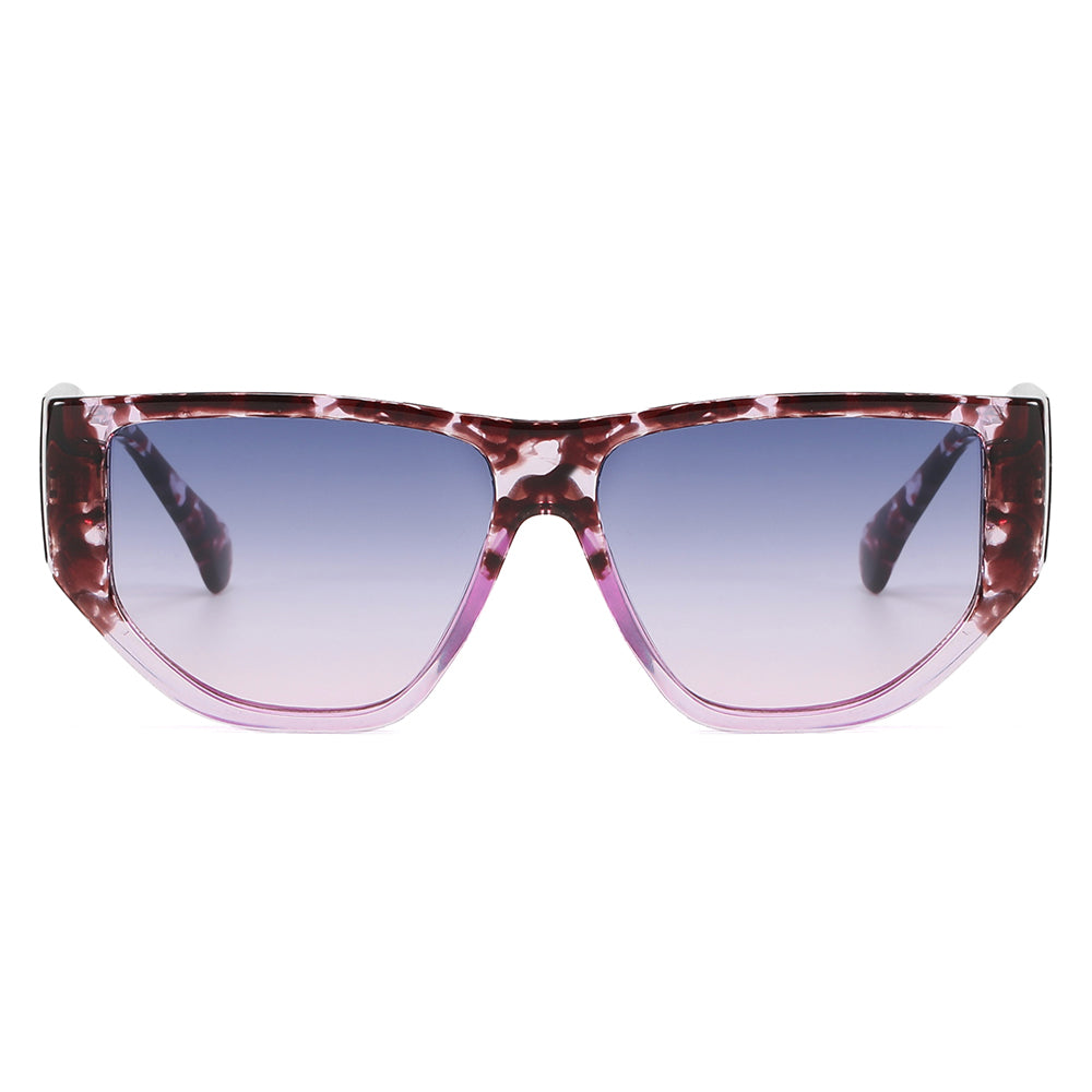 Oversized Flat Top Sunglasses