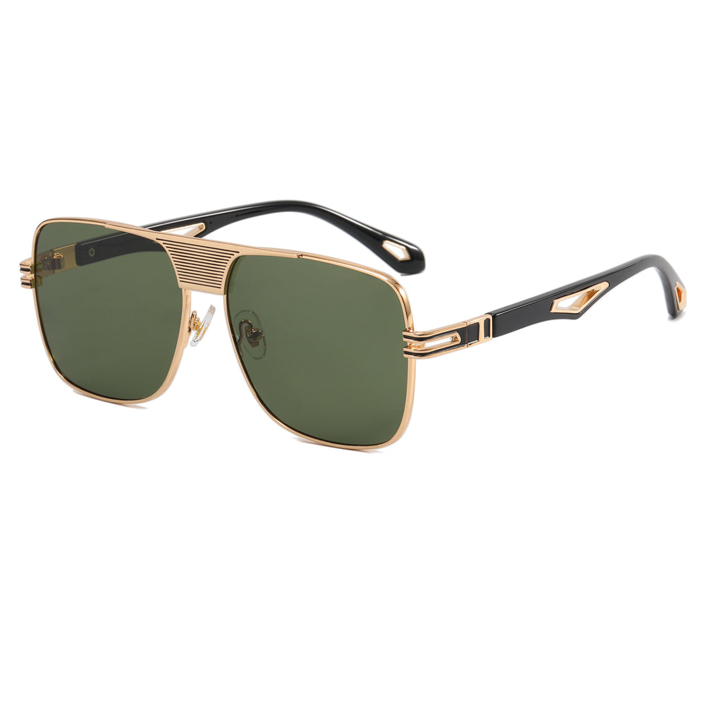 Square Flat Top Men Shades Sunglasses