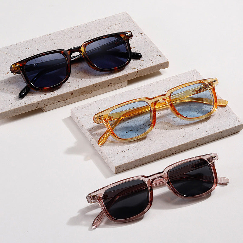 Retro Classic Vintage Rectangle Sunglasses