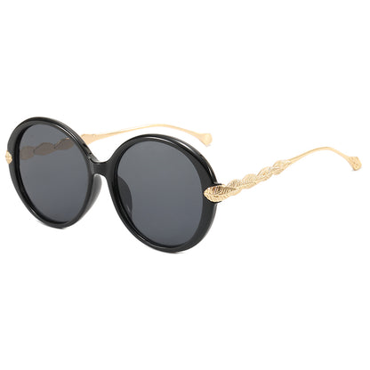 Oversized Round Women UV400 Shades Sunglasses