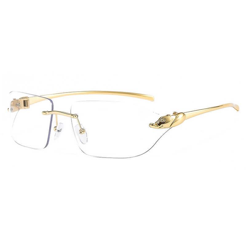 Panther Y2K Rimless Sunglasses