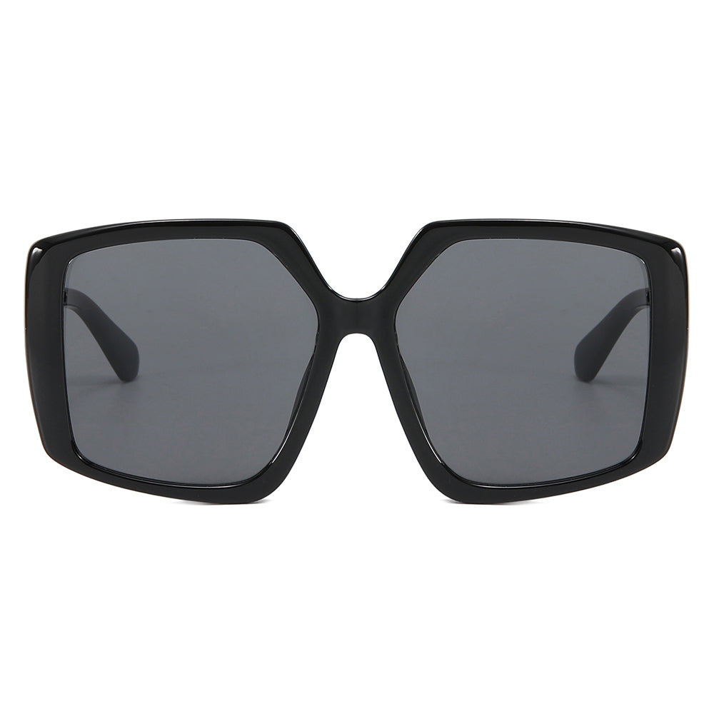 Fashion Square Oversized Shades Sunglasses