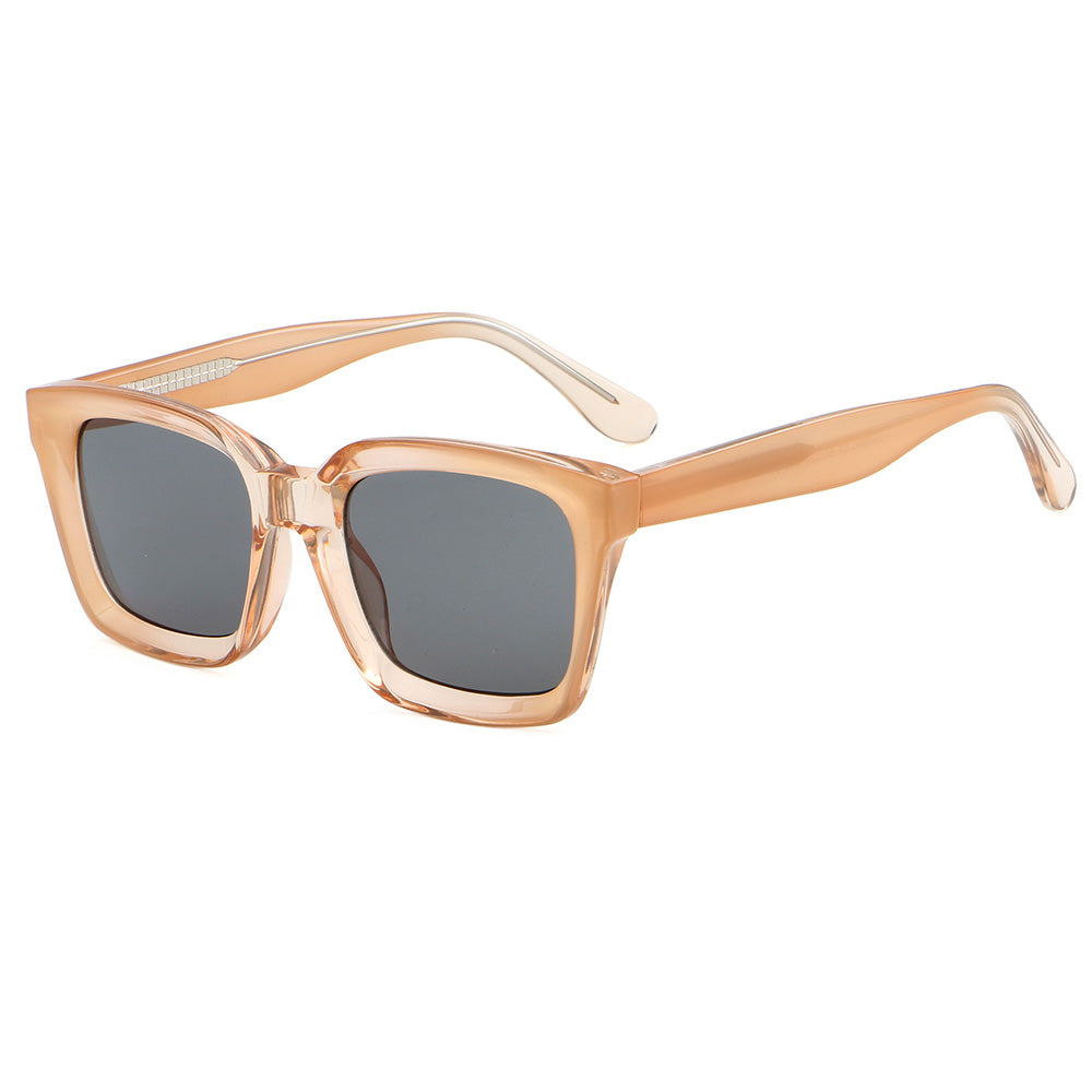 Classic Oversized Thick Square Gradient Sunglasses