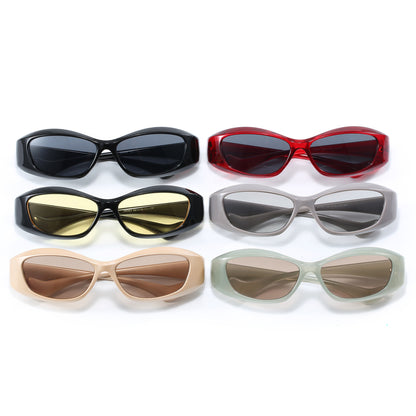 Retro Vintage Plastic Cheap Rectangle Sunglasses