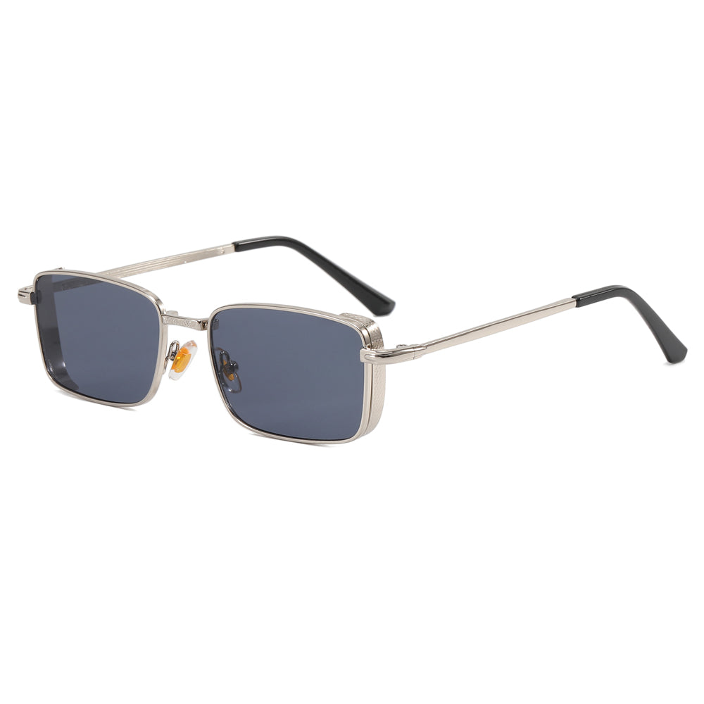 Rectangle Metal Frame Sunglasses