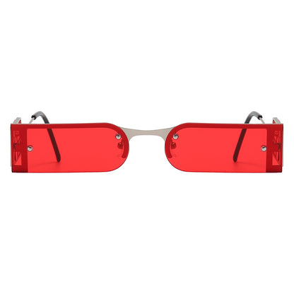 Small Rectangle Metal Frame Sunglasses