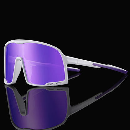 Oversized One Piece Lens Cycling  Running Sports Polarized Sunglasses