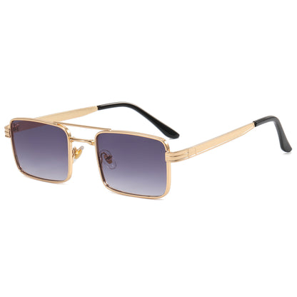 Small Rectangle Metal Frame Sunglasses